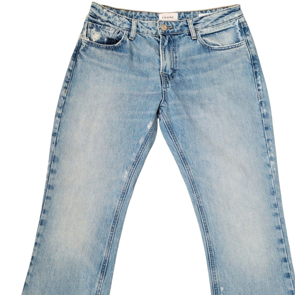 Frame Jeans The Low Boot Biodegradable Size 27 Women's. Waist 32" Inseam 31" - Picture 4 of 9